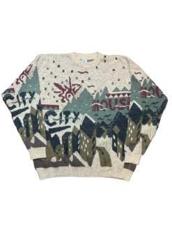 Wool Pullover „City House“